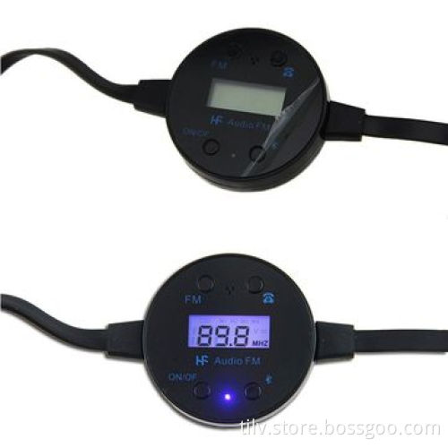 Bluetooth to FM Transmitter with Micro USB Charger Cable for Mobile Phone